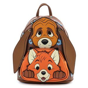 Loungefly Disney Fox and  Hound Todd and Copper Mini Backpack-In Stock